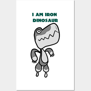 Iron Dinosaur Posters and Art